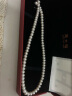 周大福母亲节礼物 优雅 925银镶珍珠项链 T75661 40cm 实拍图