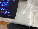 虹泰（HoTai）led数码万年历电子钟表挂钟客厅电子钟wifi授时钟表自动校时3958 39x58cm办公款蓝光（智能感光） 实拍图