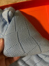 良良（liangliang）儿童夏凉被婴儿盖被宝宝毯子盖毯空调盖毯竹纺贴身冰丝毯 竹纤维针织盖毯（125*115cm）-大格-蓝色 实拍图
