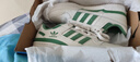 阿迪达斯 （adidas）三叶草男鞋 2025夏季新款低帮潮流运动鞋防滑休闲板鞋子男 汉玉白/灰色/DROP STEP LOW 42 实拍图