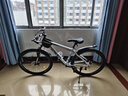 永久（FOREVER）山地车自行车成人男女青少年学生铝合金单车上班代步公路越野赛车 【铝架】旗舰版-白蓝辐条轮 27.5寸24速【推荐165-195cm】 实拍图