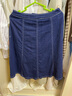 betu百图女装2022秋季新款半身裙高腰显瘦中长款裙子小鱼尾牛仔半身裙女2209T76 牛仔色 M 实拍图