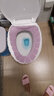 惠通 加厚加大号马桶坐垫圈柔软马桶垫 通用家用坐便套马桶套坐便器北欧风 【加厚加大款】白香芋 实拍图