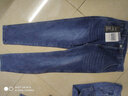 东方骆驼（EASTERN CAMEL）牛仔裤男2025新款百搭裤子男冬季弹力直筒宽松休闲潮牌九分长裤 806蓝色（加绒） 31 实拍图
