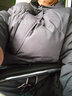 左斯客棉衣男2024冬季潮款男士韩版修身连帽学生外套时尚大码加厚棉服 灰色 3XL 实拍图