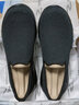 斯凯奇（Skechers）男鞋夏季透气舒适一脚蹬休闲鞋轻便健步中老年百搭防滑运动鞋 54609-全黑色BBK 42.5 实拍图