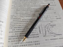 红环（rOtring）旋转式圆珠笔 可伸缩笔头全金属笔身 高颜值专业绘图-800系列黑色单支 开学季礼物 实拍图