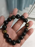 慈元阁黑曜石手链情人节礼物生肖阿弥陀八大守护情侣款水晶情侣平安饰品 千手观音【属鼠】男款手链 实拍图