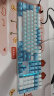 达尔优（dareu）EK815合金版机械键盘 有线键盘 游戏键盘 108键电竞键盘 女生 电脑键盘 白色蓝色 黑轴 晒单实拍图