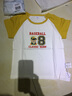 Classic Teddy儿童短袖男童T恤女童上衣夏季新款童装宝宝衣服半袖夏装1 英文字母熊同色插肩杏黄 100 实拍图
