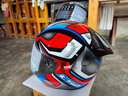 LS2新款摩托车头盔四分三盔电动助力车四季大尾翼大码男女半盔OF608 闪光白+茶色镜片（可联系客服换其它颜色） 3XL(建议61-62CM) 实拍图