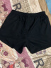 李宁（LI-NING)羽毛球服女款短裤休闲运动速干短裤AKSR612-2标准黑L码 实拍图