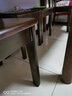 南之安 (顺丰速发)餐桌全实木餐桌椅组合6人长方小户型简约橡胶木长方桌 胡桃色 1m *0.6 一桌2椅2凳全实木 实拍图