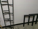 果漫北欧实木书桌书架组合一体带书架的写字桌家用电脑桌台式桌loft 200*80*245CM【带书架】 实拍图