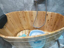 柏一 泡澡桶洗澡洗浴木桶浴桶成人木质大人沐浴桶香柏木实木小户型 清漆款*无盖* 2.3cm 厚度 1.1米长*58厘米宽*75厘米高 实拍图