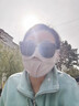 浪莎防晒口罩女夏季全脸防紫外线开鼻透气护眼角户外骑行遮阳面罩 冰川灰（CUT99.79%） 实拍图