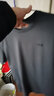 JEEP【两件装】吉普时尚纯棉短袖T恤男半袖服男士夏季新款纯色上衣 黑色短袖+灰色短袖 2XL 【135-150斤】 实拍图