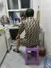 裴珂黛克（pinkdackeb）双ff冰丝情侣睡衣女春夏长袖时尚洋气男士家居服薄款套装 卡其色 男XXL码(130-160斤) 实拍图