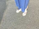 百丽童鞋25年夏季儿童凉鞋女童公主鞋中大童休闲户外鞋 银色31码 实拍图