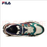 FILA 斐乐TREK老爹鞋男鞋新款休闲鞋时尚复古运动鞋跑鞋 泡沫白/杨梅绿-WB 40.5 实拍图