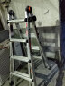 雷都捷特（LittleGiant）美国小巨人梯子家用人字梯伸缩梯加厚铝合金梯多功能工程直梯楼梯 16517(人字2.05m，直梯4.55m） 实拍图