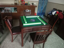 卡艺拉【卡艺拉送货上楼上门安装】家用实木折叠麻将机电动可带餐桌茶几 K5中式胡桃色五件套 实拍图