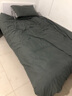 崇悠被子褥子全套一整套学生宿舍六件套被褥套装单人双人八件套 深灰+银灰 【被子套装 一站购齐】 双人 床单款 被芯1.8*2.2m 6斤 七件套 实拍图