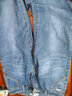 真维斯（JEANSWEST）牛仔裤男2025春夏柔软棉弹修身小脚裤潮流时尚印花男长裤中蓝29 实拍图