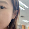 阿梵尼18K玫瑰金耳钉女 彩金圆球耳环简约一对 情侣款光珠耳钉不含证书 玫瑰金色一对（含胶耳壁） 实拍图