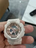 卡西欧（CASIO）女表BABY-G少女时代女黑金多功能电子防水运动手表女 送礼推荐 杏粉色BA-110XCP-4A 实拍图