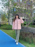 波司登（BOSIDENG）经典休闲女短款羽绒服小个子休闲宽松连帽冬季保暖外套B20145112E 梅子橡皮粉1519 165/88A 体重约110-120斤 晒单实拍图