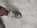 PATAL VIETON春季男鞋国潮网面运动跑步春秋休闲百搭透气增高老爹潮鞋子男椰子 灰色【升级款】BK2038 42 实拍图