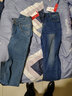 浪莎显高显瘦牛仔裤女士高腰春季紧身靴子长裤修身小脚裤弹力铅笔裤子 实拍图