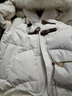 鸭鸭（YAYA）新国标羽绒服女长款2022年新款时尚狐狸毛领加厚外套HS 米色 160/M 实拍图