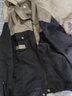 装耐春秋长袖工作服套装男女劳保服套装汽修装修物业家政工程服车间服 长袖上灰下蓝 L 170 上衣 实拍图