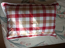 林夕一晨全荞麦壳枕头枕芯睡眠荞麦皮枕头水洗棉枕套颈椎颈枕头单只装家用 格调杜鹃红 大号45x65CM 实拍图
