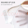 优奇婴儿衣服夏季薄款纯棉短袖连体衣新生儿衣服男女宝宝睡衣哈衣爬服 短袖【奶白】开档 59cm 实拍图