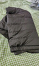 鸭鸭（YAYA）中老年羽绒服男休闲连帽短款爸爸装轻薄羽绒服外套KLZ 黑色 3XL /190 实拍图