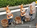 颐铭源 庭院装饰落地仿真兔子摆件客厅阳台工艺品户外动物雕塑花盆景观 款五(H20106) 实拍图