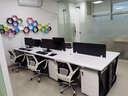 YOE.FTY优宜办公室办公桌椅员工桌屏风工作位四人工作台电脑桌职员桌组合 6人位+柜+椅 实拍图