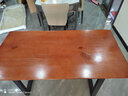 宜朝实木办公书桌电脑桌椅原木整板家用写字书画桌台式双人钢木桌书房 140*65*75cm桌面整板厚度4.5 实拍图