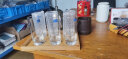 欧欣进口透明玻璃杯子 家用耐热水杯茶杯牛奶杯果汁杯套装 直身款6只（290ml）+托盘 晒单实拍图