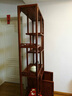 錦名園红木家具非洲花梨（学名：刺猬紫檀）客厅博中式全实木古架玄关隔断古董架展示架多宝阁 小号一个（长86*宽26*高186） 实拍图