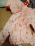 贝壳家族宝宝印花外套春装新款女童童装儿童外套上衣wt6806 粉色可爱兔 140cm 实拍图