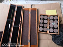 铭铮钓具桐木漂盒鱼漂盒浮漂盒木制浮标盒工具盒多款可选装漂木盒容量大轻便携带 桐木漂盒24支装49.5cm（宽8cm） 实拍图