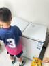 IFUBXY KIDS儿童足球服套装男定制短袖小学生训练服个性运动队服印字夏季球衣 D8831宝蓝色（赠送护腿板袜子） S 实拍图