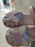 百丽 童鞋23年夏季女童凉鞋儿童时尚公主鞋宝宝包头软底鞋子 粉色 实拍图