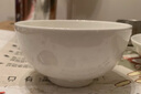 瓷秀源纯白唐山骨瓷碗家用套装微波炉米饭碗面碗粥碗防烫吃饭餐具陶瓷碗 10碗10盘 4.5澳碗+8圆深盘 实拍图