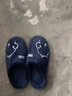 柯奇诺（KQINOKQN）男士棉拖鞋冬季家用室内保暖厚底可爱毛绒全包跟家居棉鞋女秋冬天 小熊款咖啡色 44-45 （适合43-44） 实拍图