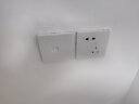 公牛（BULL）开关插座面板86型暗装家用墙壁五孔插座带开关空调电脑网线G12白 斜五孔十只特惠装（优先发货） 实拍图
